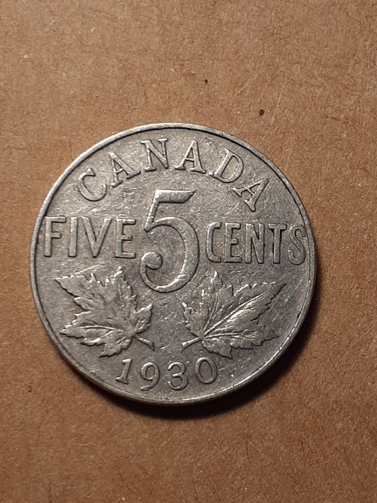 1930 FIVE CENTS CANADA