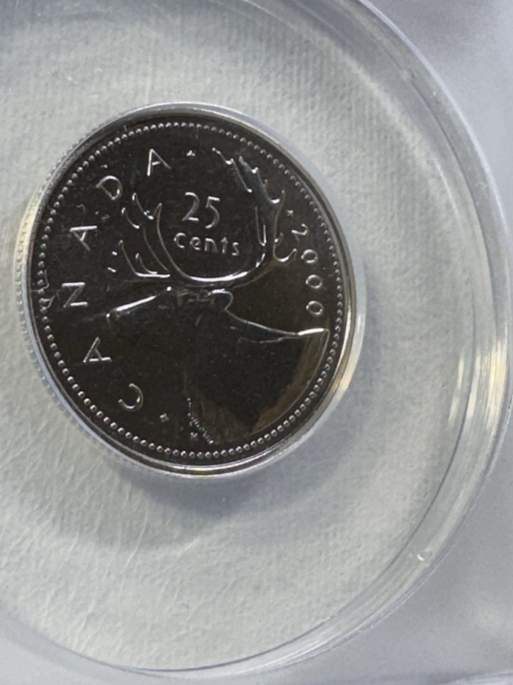 2000 Canada 25 Cents Specimen Coin Graded SP 67 by ANACS