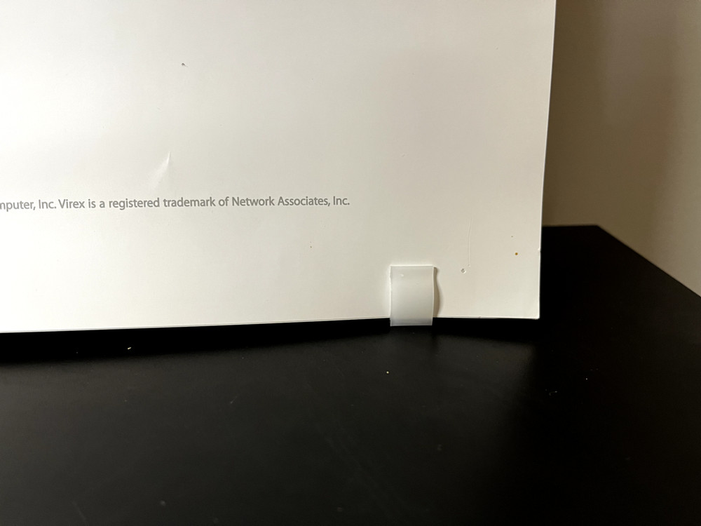 Vintage, Very Rare Apple Computer .mac Internet essentials Displayed Poster 2003