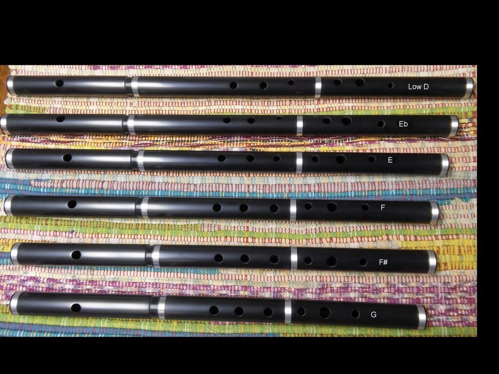 Doug Tipple's 3-piece Irish Flute in Low-D