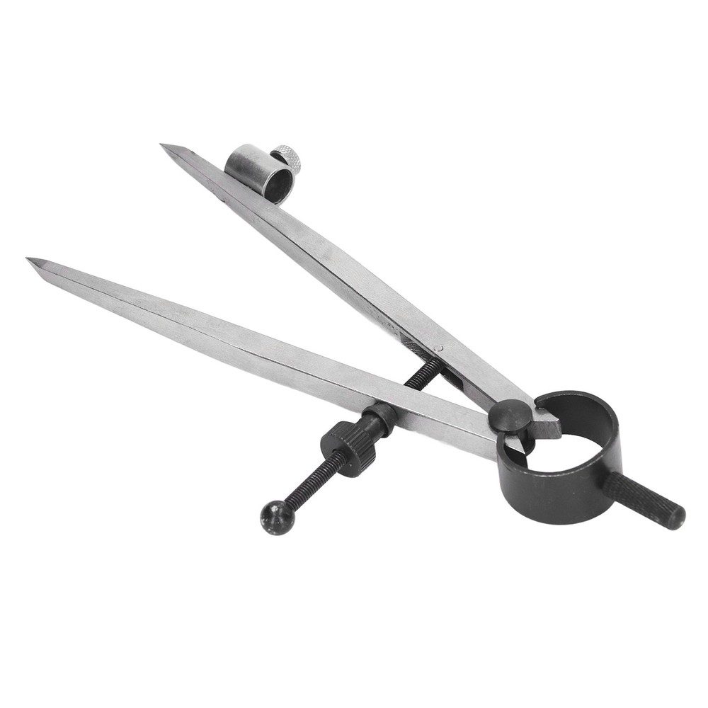 Wing Divider Gauge Carbon Steel Adjustable Angle Lockable Scribing Tool For