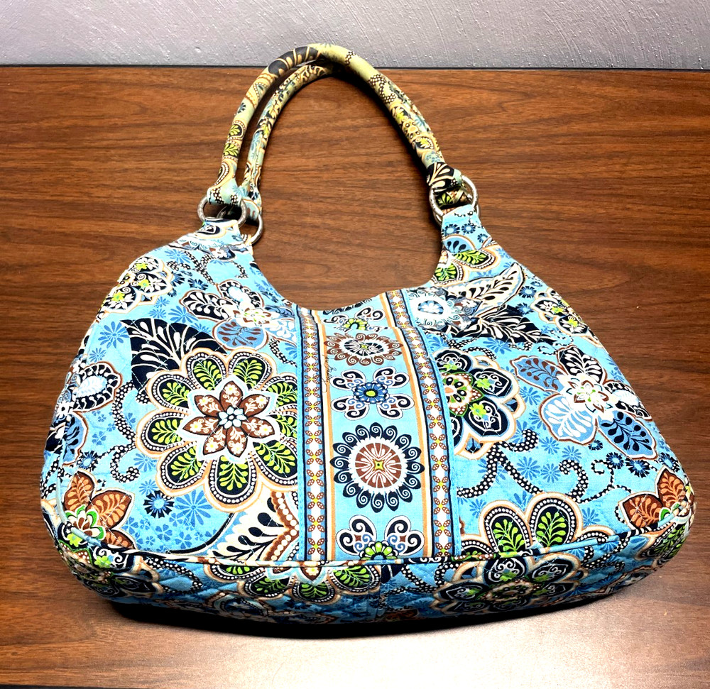 Vera Bradley Purse, Blue Paisley Pattern