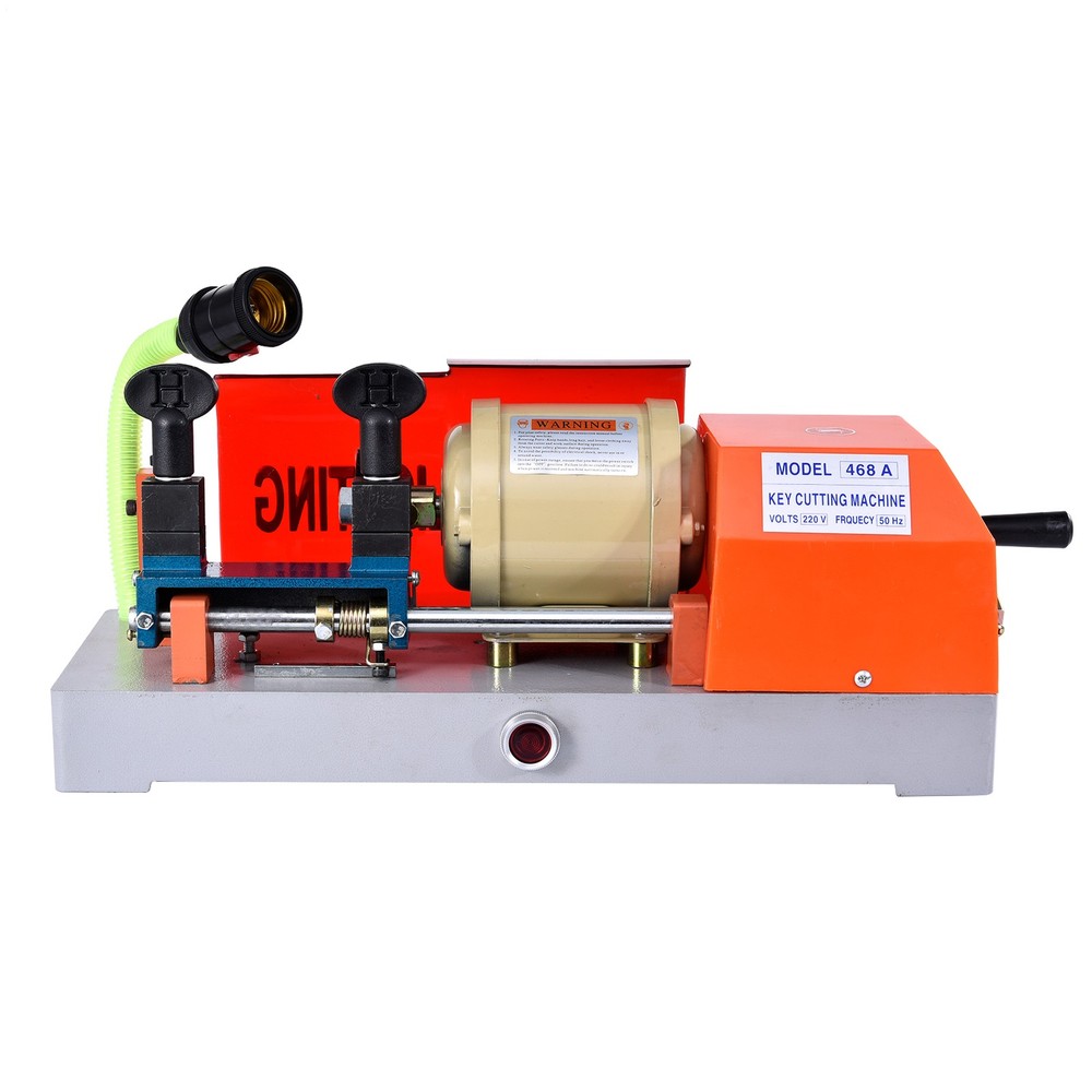 110V Vertical Key Cutting Machine with Bits, Professional Key Cutter Duplicator