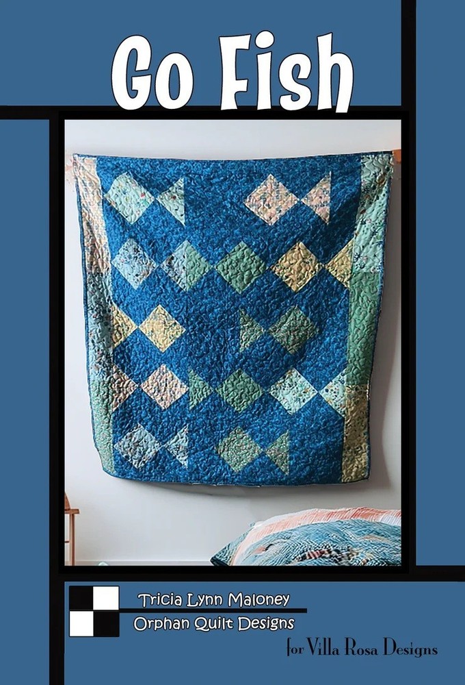 Go Fish Quilting Pattern- A Fat Quarter Pattern