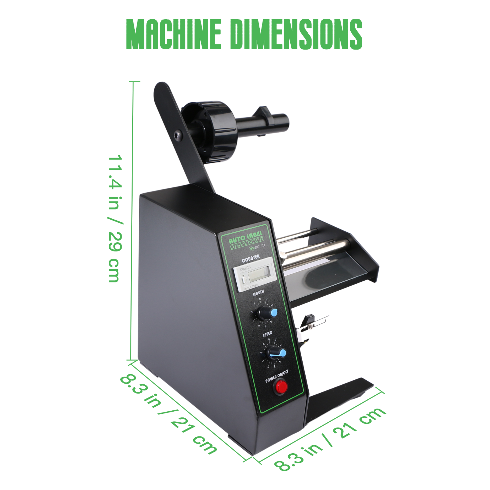 Automatic Auto Label Dispensers Separating Machine Auto Counting 0-999999