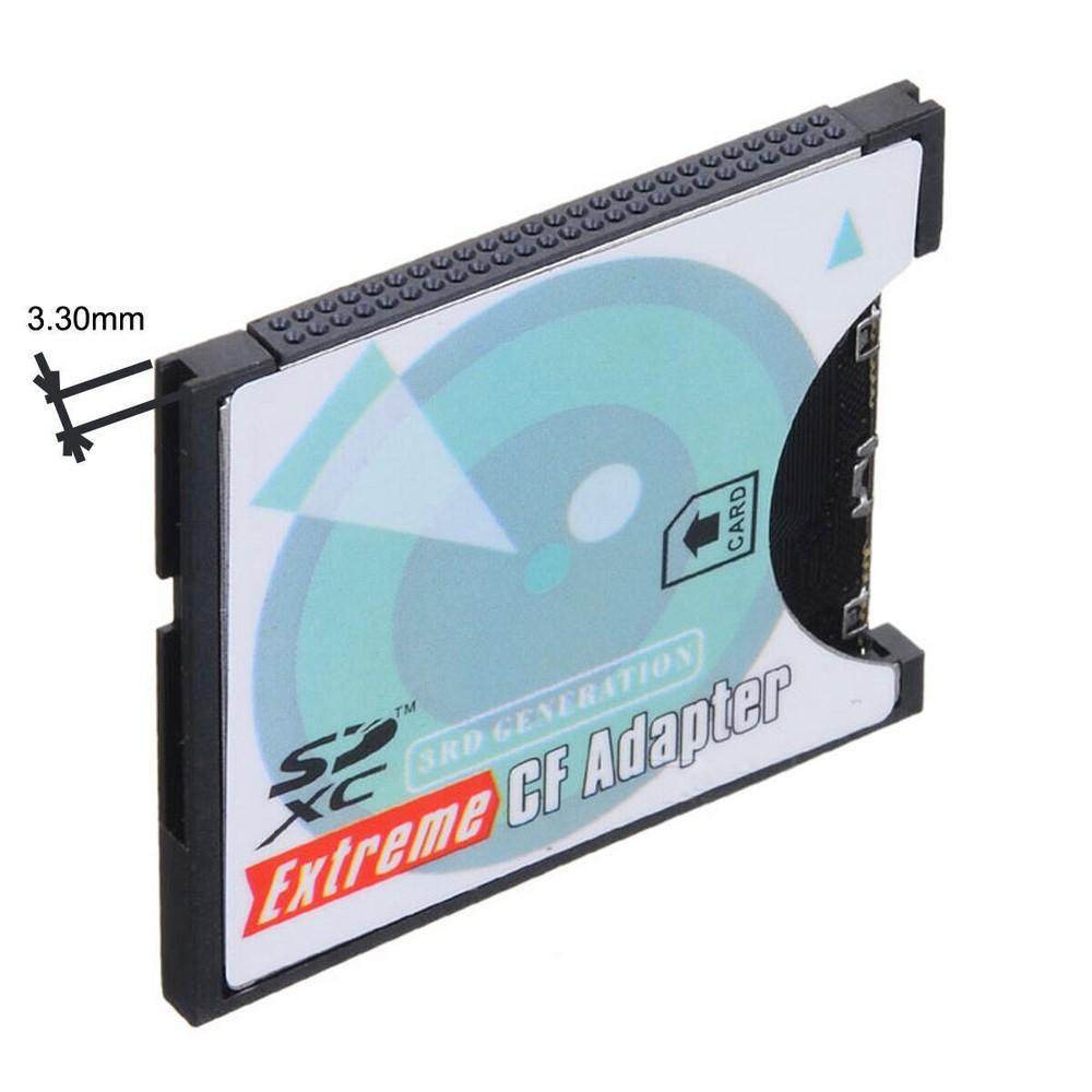 SD SDHC SDXC To CF Compact Flash Memory Card Adapter Reader SD to TF Card