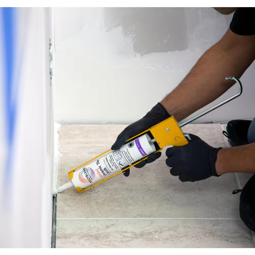 Polyblend #544 10.5 Oz. Rolling Fog Sanded Ceramic Tile Caulk