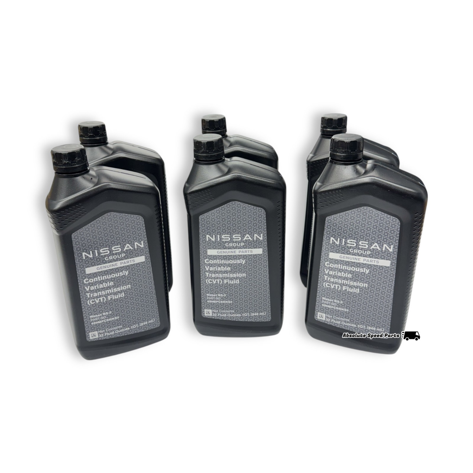 GENUINE OEM Nissan NS-3 CVT Fluid 6-Quart 999MP-CV0NS3 999MP-NS300P 999MP-CSHNS3