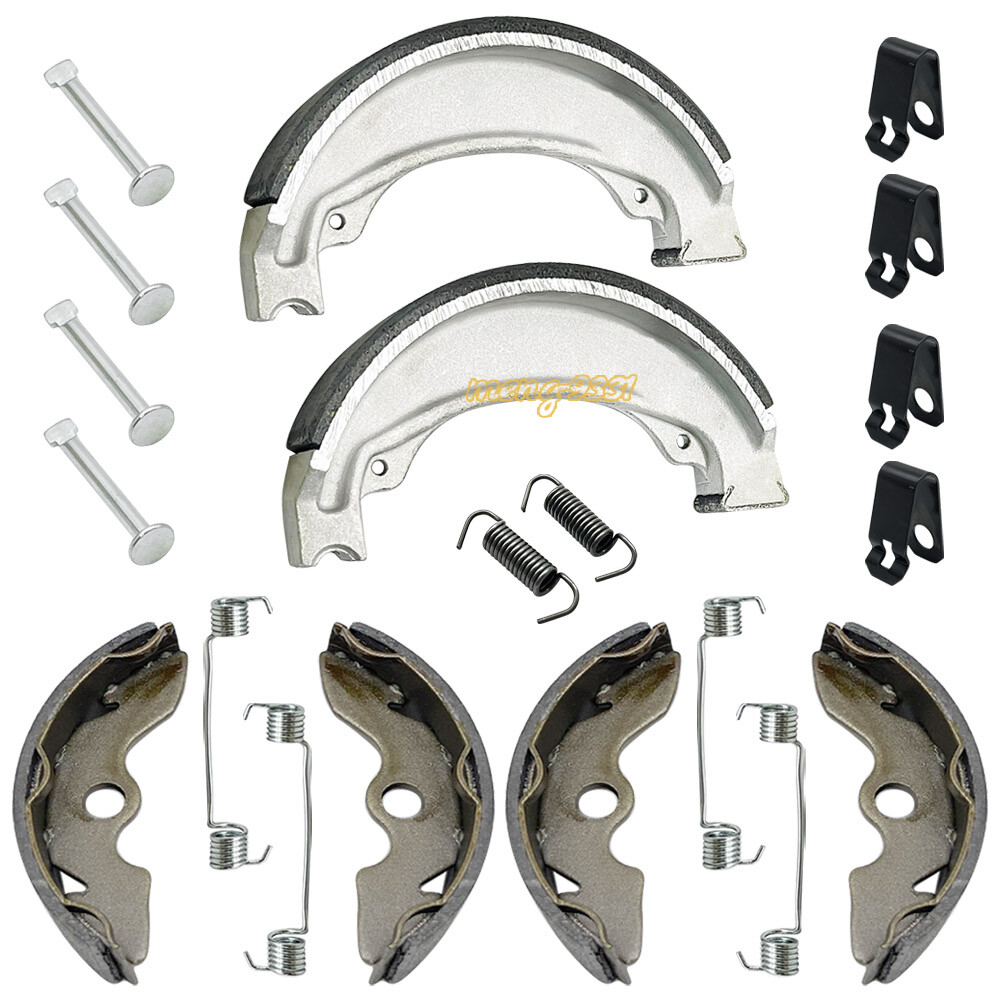 Front & Rear Brake Shoes Kit for 1997-2022 Honda Recon 250 TRX250 TRX250TE/TM