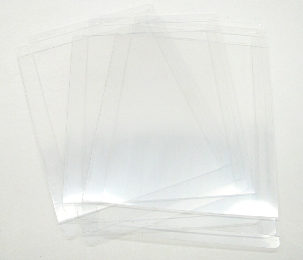 5x DVD FULLSLIP SMALL (SIZE DV4) -CLEAR PLASTIC PROTECTIVE BOX PROTECTOR SLEEVE