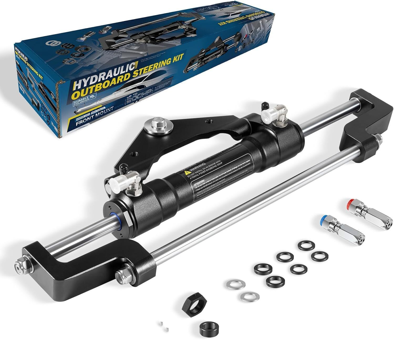 HC5345-3 For SeaStar Hydraulic Steering Cylinder Ram Marine Boat Outboard 300HP