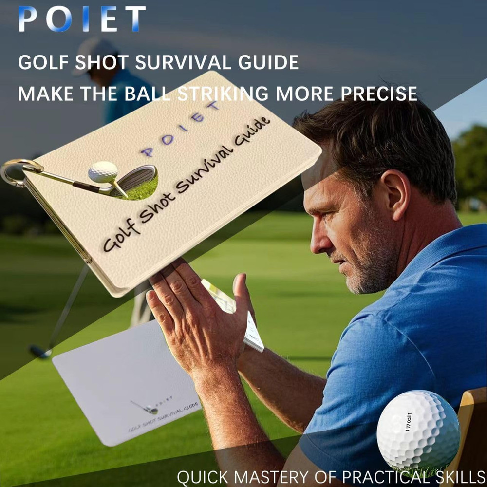 Golf Reference Cards | Pocket Survival Guide and Golf Instruction Booklet | Comp