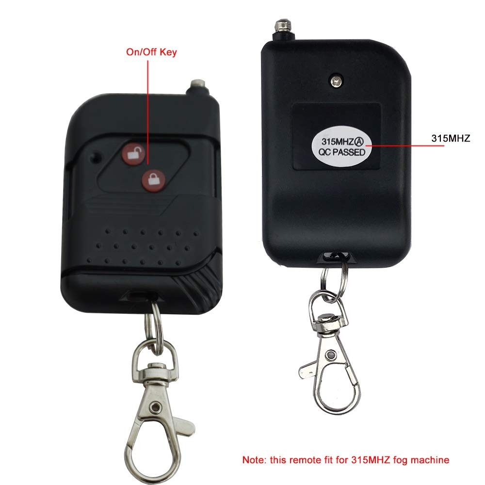 Wireless Remote Controller Receiver Replacement Part for 400 500 900W Fog Smo...