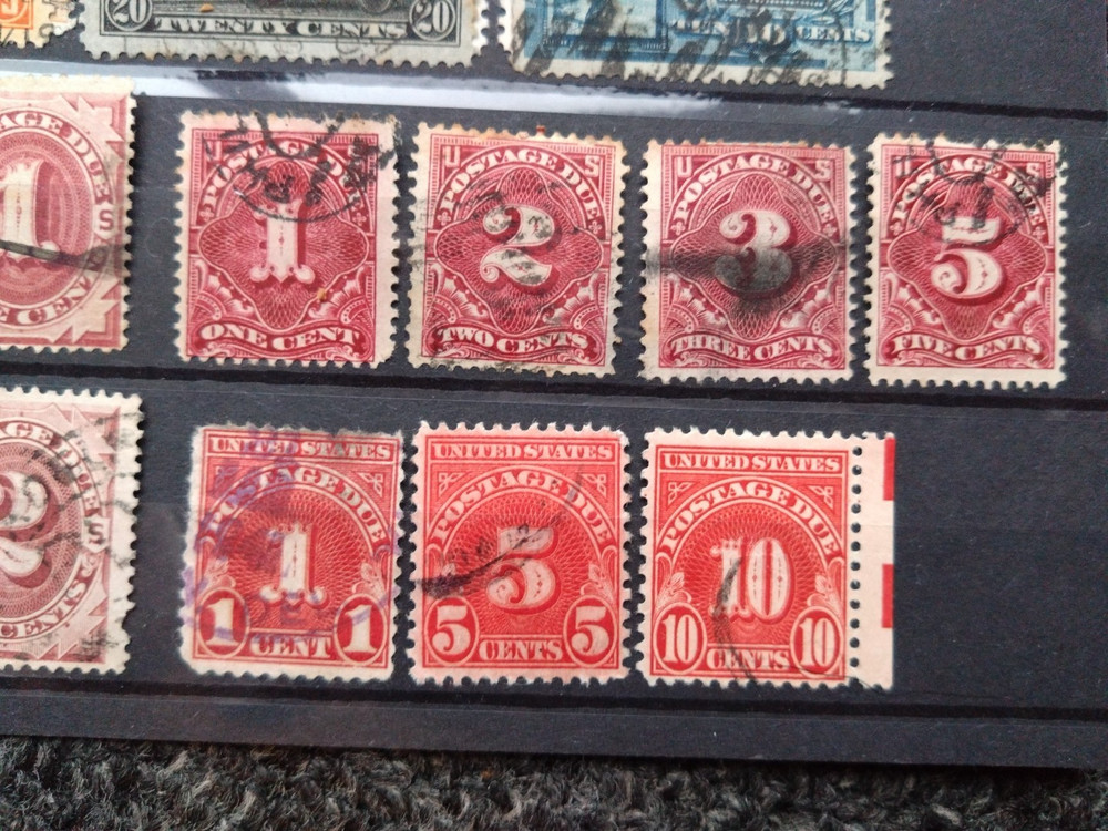USA Postage Due stamp Collection Used Selection