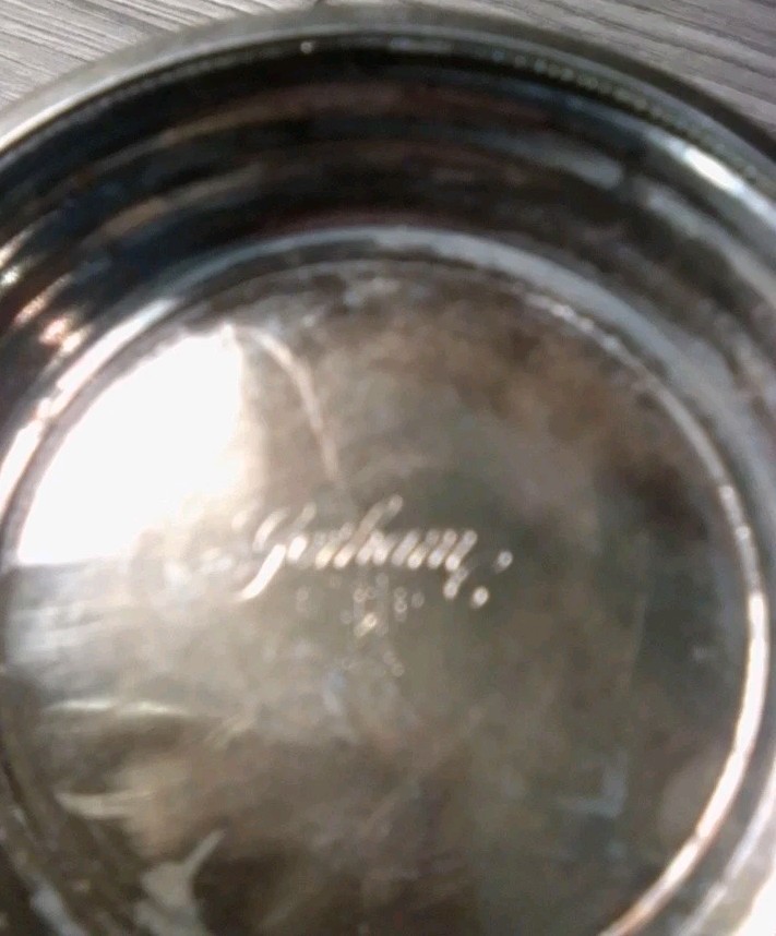 Gorham EP Brass 5 Inch Silver plated Bowl