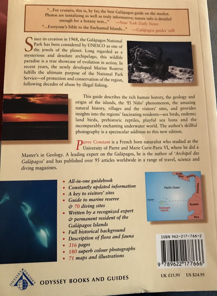 2006 "Galapagos A Natural History Guide" by Pierre Constant