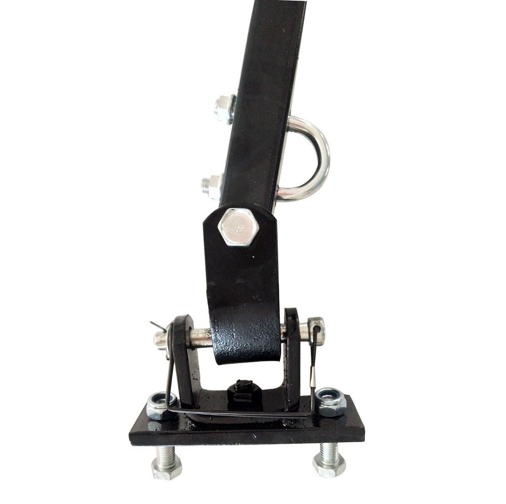 24-41" Width Adjustable Universal Tow Towing Bar Bumper Mount 5000lb w/ Chains