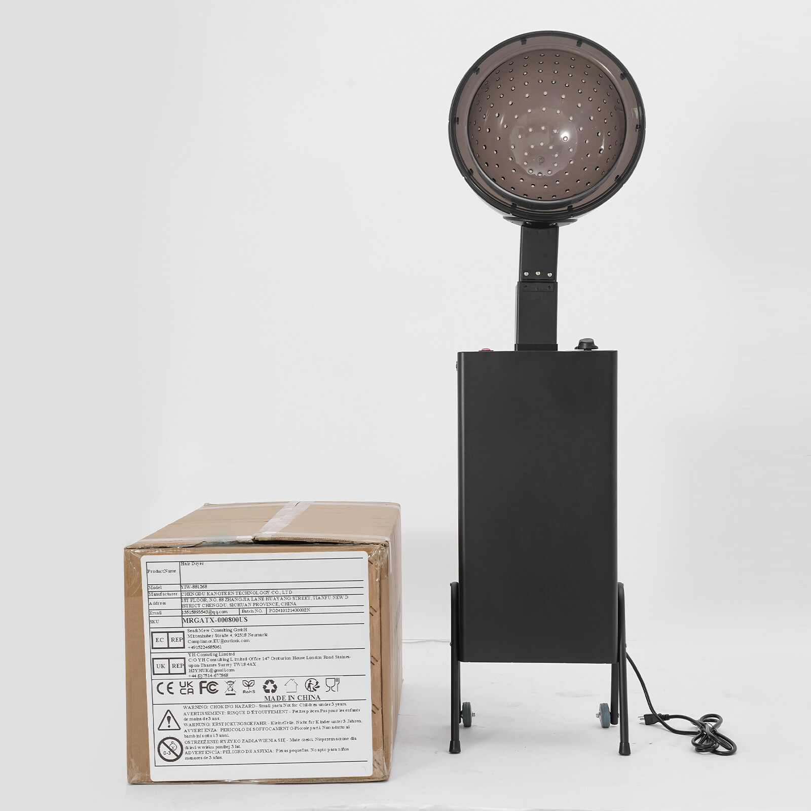 Hooded Conditioning Salon Hair Dryer Salon Hair Dryer Hair Dryer with Wheels