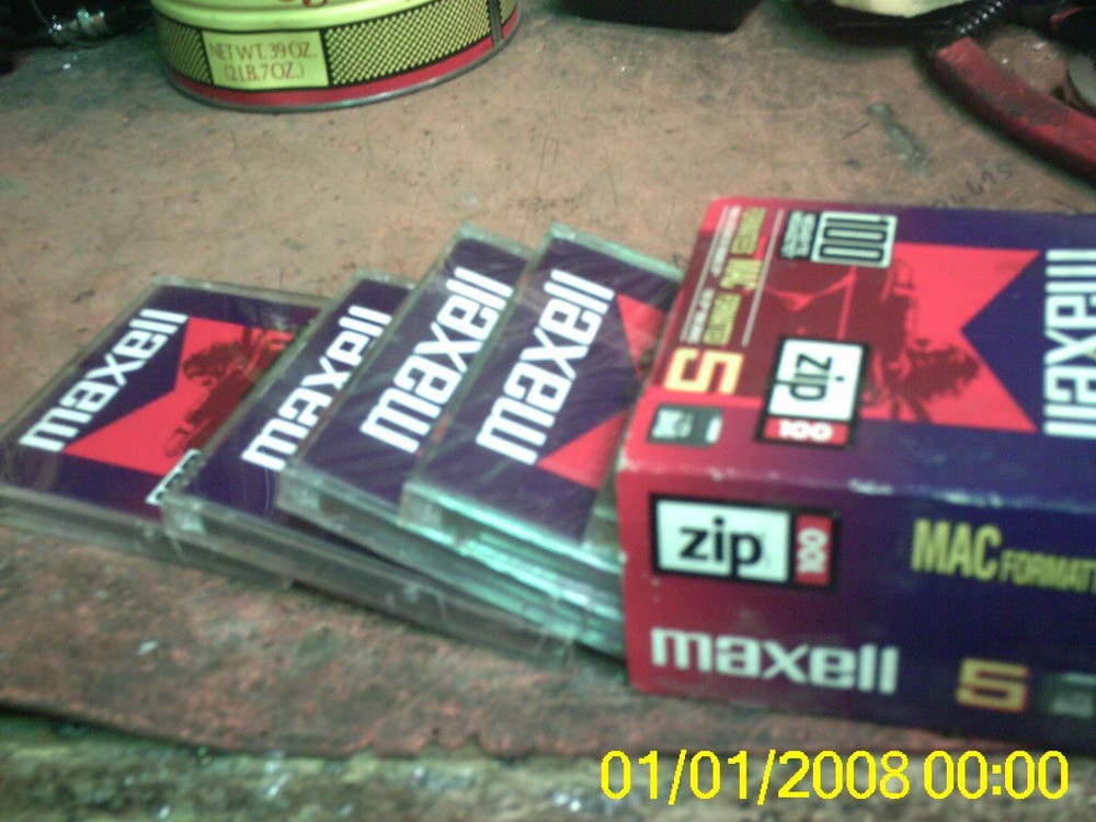 LOT MAXELL 100 ZIP MEGABYTE FORMATE MAC 3.5 FLOPPY DISK