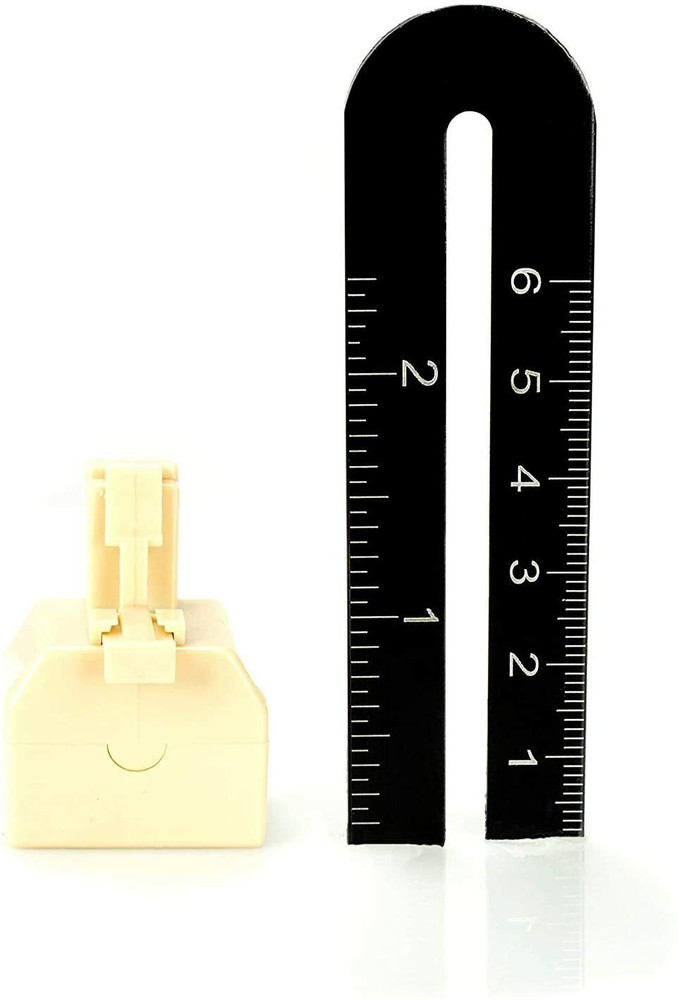 Duplex Modular Phone Wall Jack Adapter (IVORY) RJ11 - Splitter | Three Pack