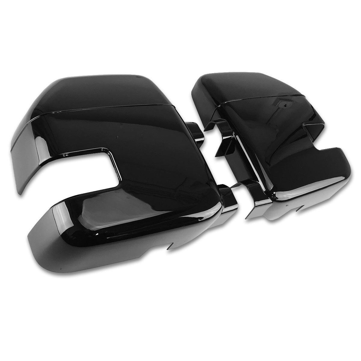 For 2017-2022 Ford F250 F350 F450 Super Duty Gloss Black Full Side Mirror Covers