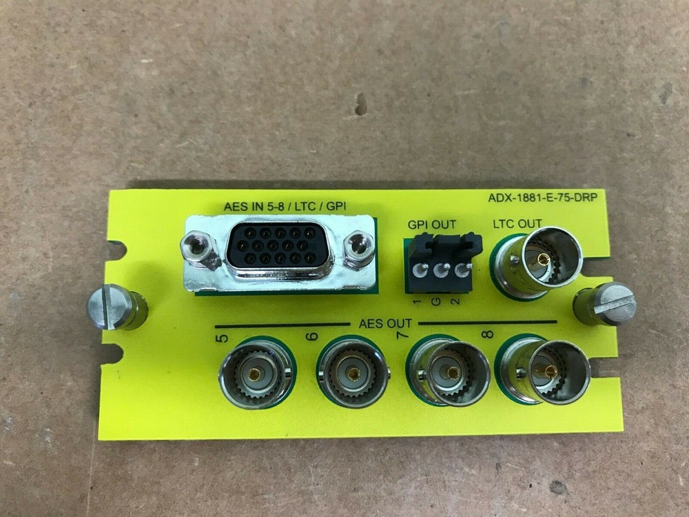 Miranda ADX-1881-E-75-DRP Extended Double Rear Module Panel for ADX-1881
