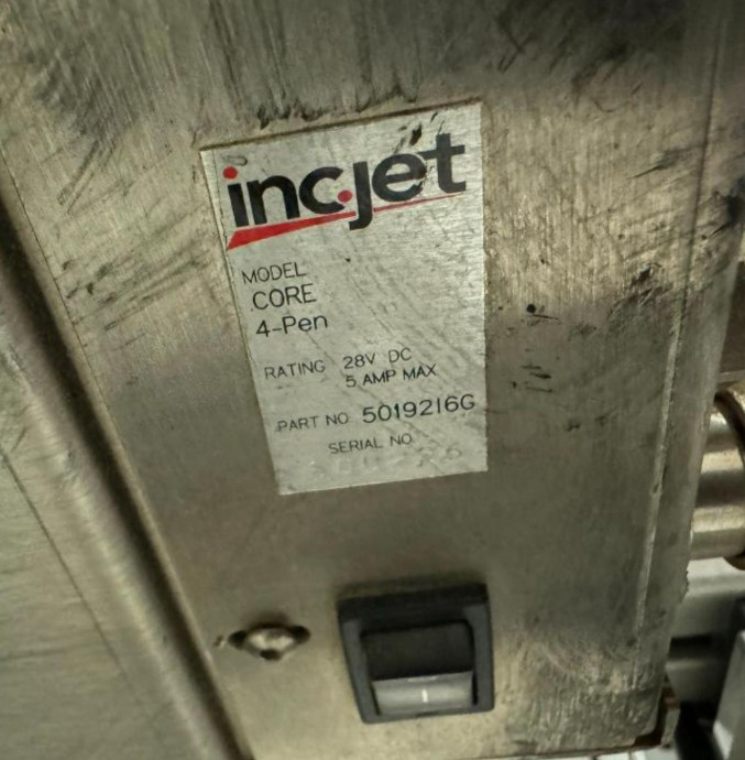 Core By IncJet Dual Sided Industrial Case Coder , Used