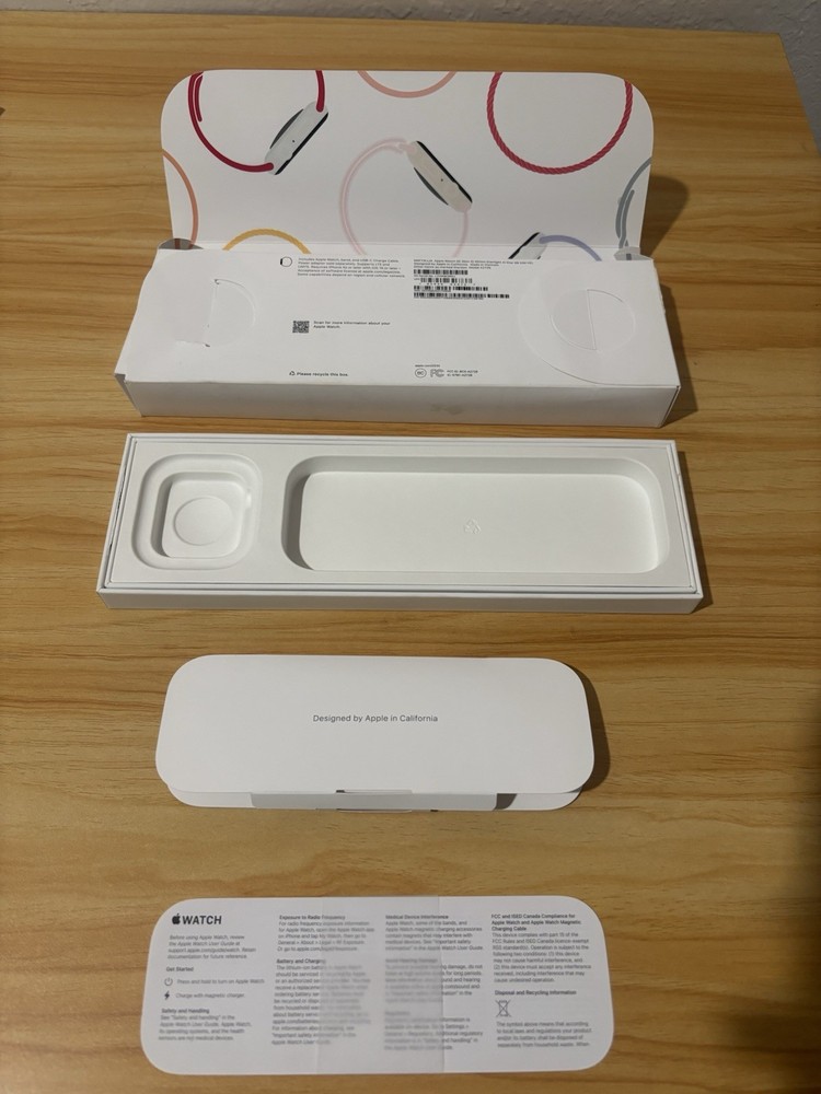 Empty Box Apple Watch . Use For Content, Crafts Storage, or Regifting