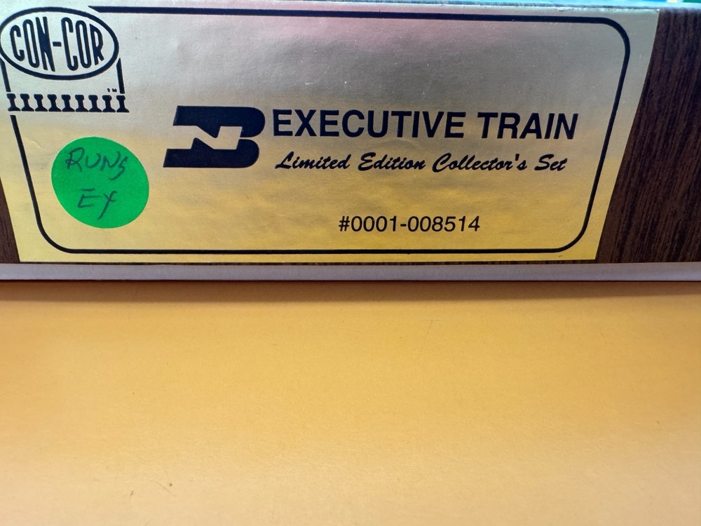 Con-Cor Burlington Northern 'Executive Train' Set