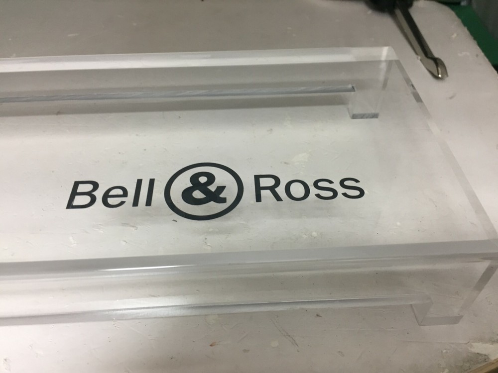DECORATIVE ACRYLIC WATCH DISPLAY BASE BELL & ROSS