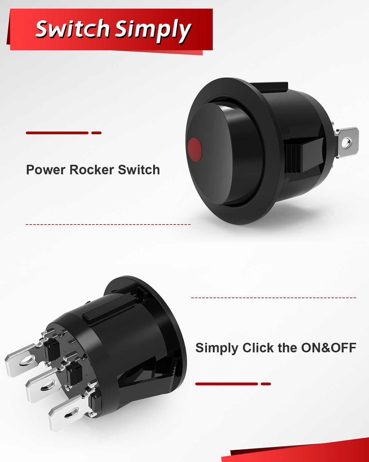 12V 40A Wiring Harness Kit Fuse ON OFF Switch Relay For LED Fog Work Light Bar