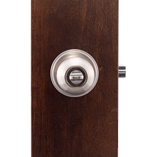 Ball Door Knob, Keyed Entry Function, 1 Pack, in Satin Stainless