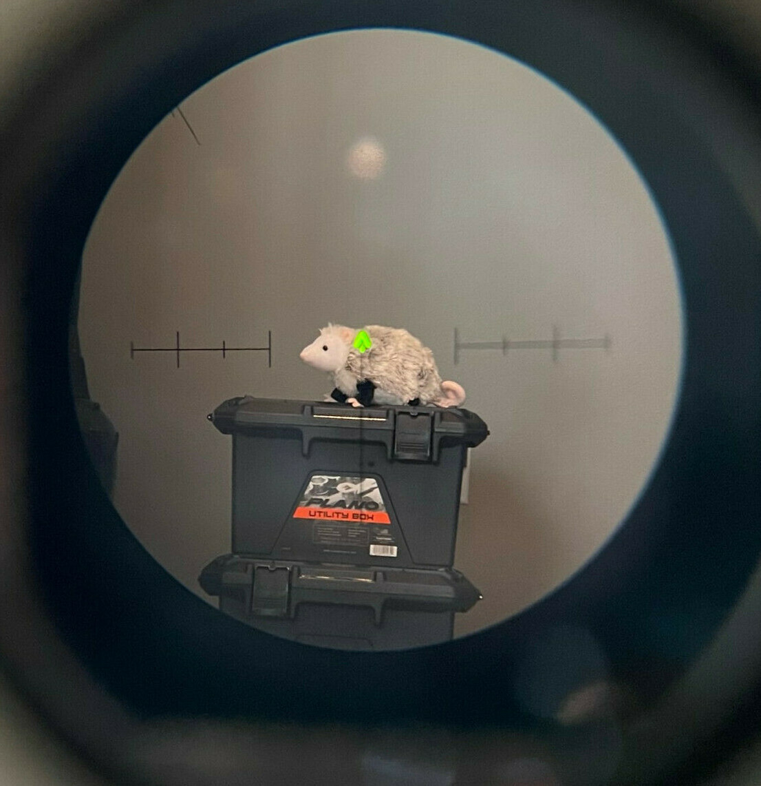 4x32 Fiber Optic Scope Chevron Reticle GREEN Weapon Sight ACOG Clone + 2 gifts