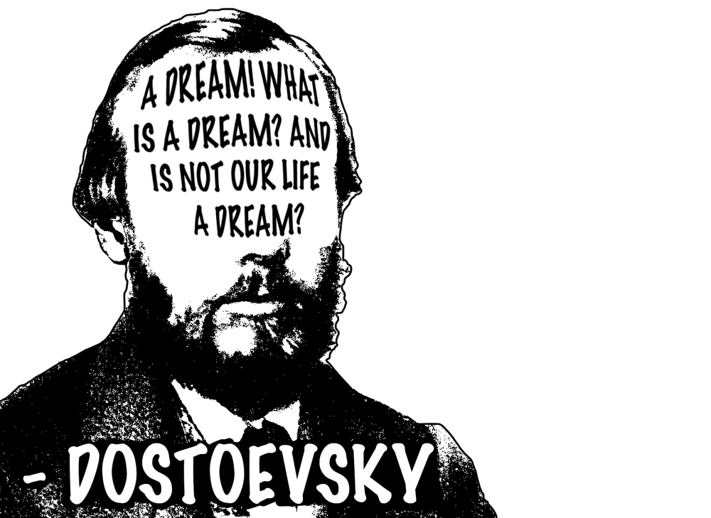 Fyodor Dostoevsky Quote Stickers