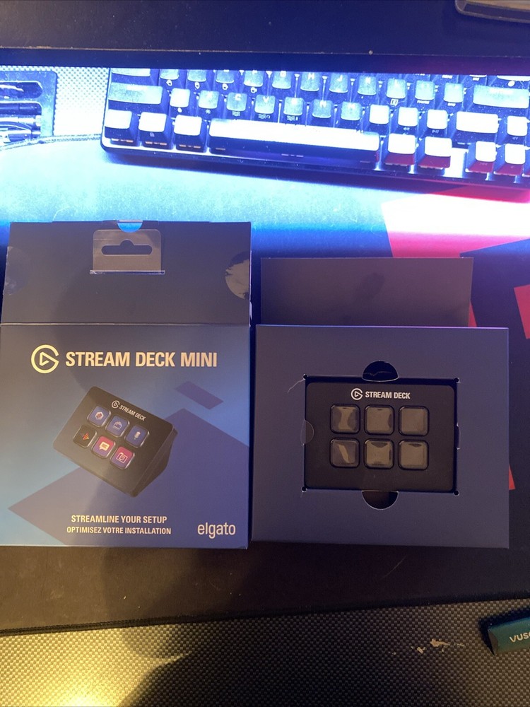 Elgato Stream Deck Mini | Live Content Creation Controller with 6 Keys, Black