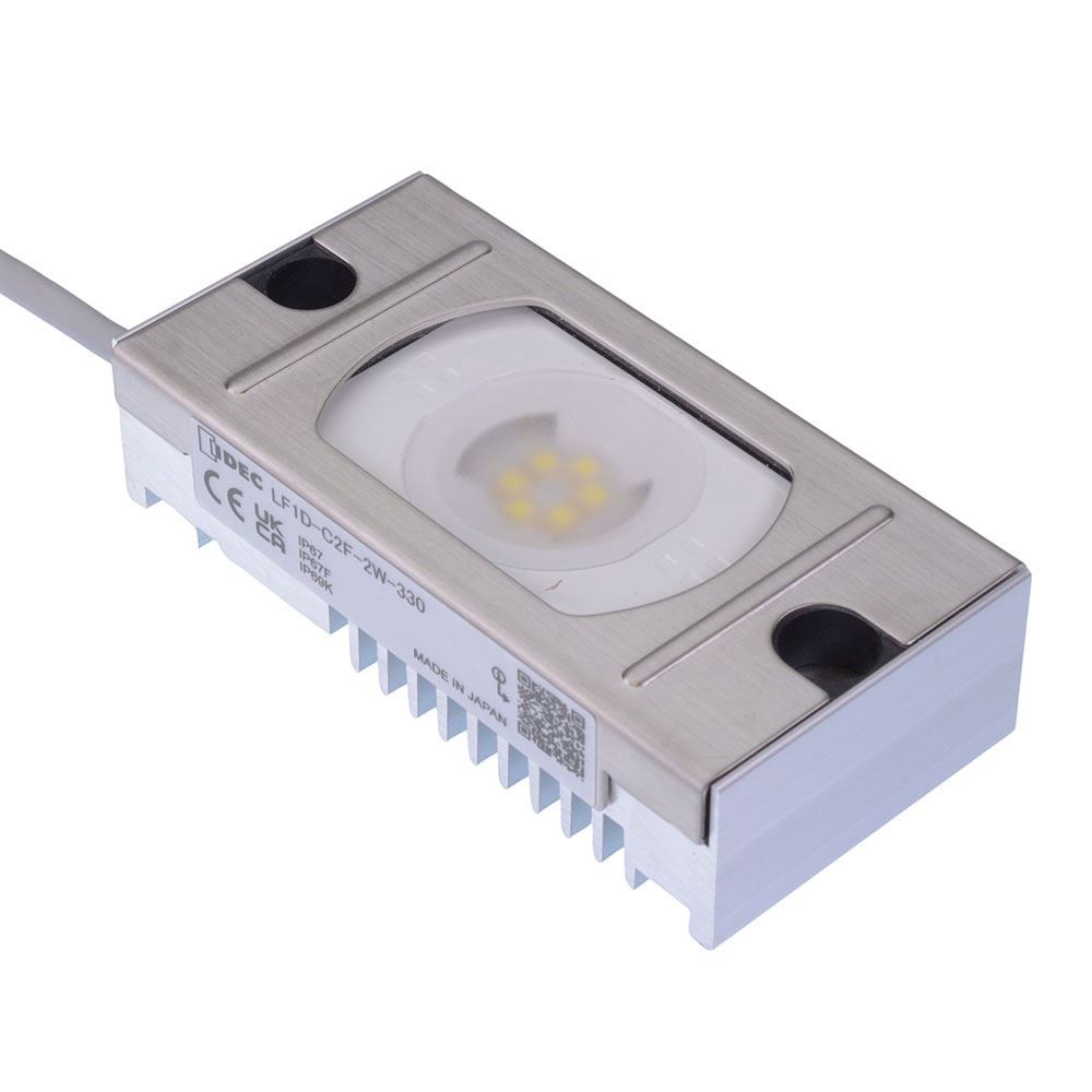 IDEC Mini Surface Mount Diffused LED Light Unit 24VDC IP69K LF1D-C2F-2W-330