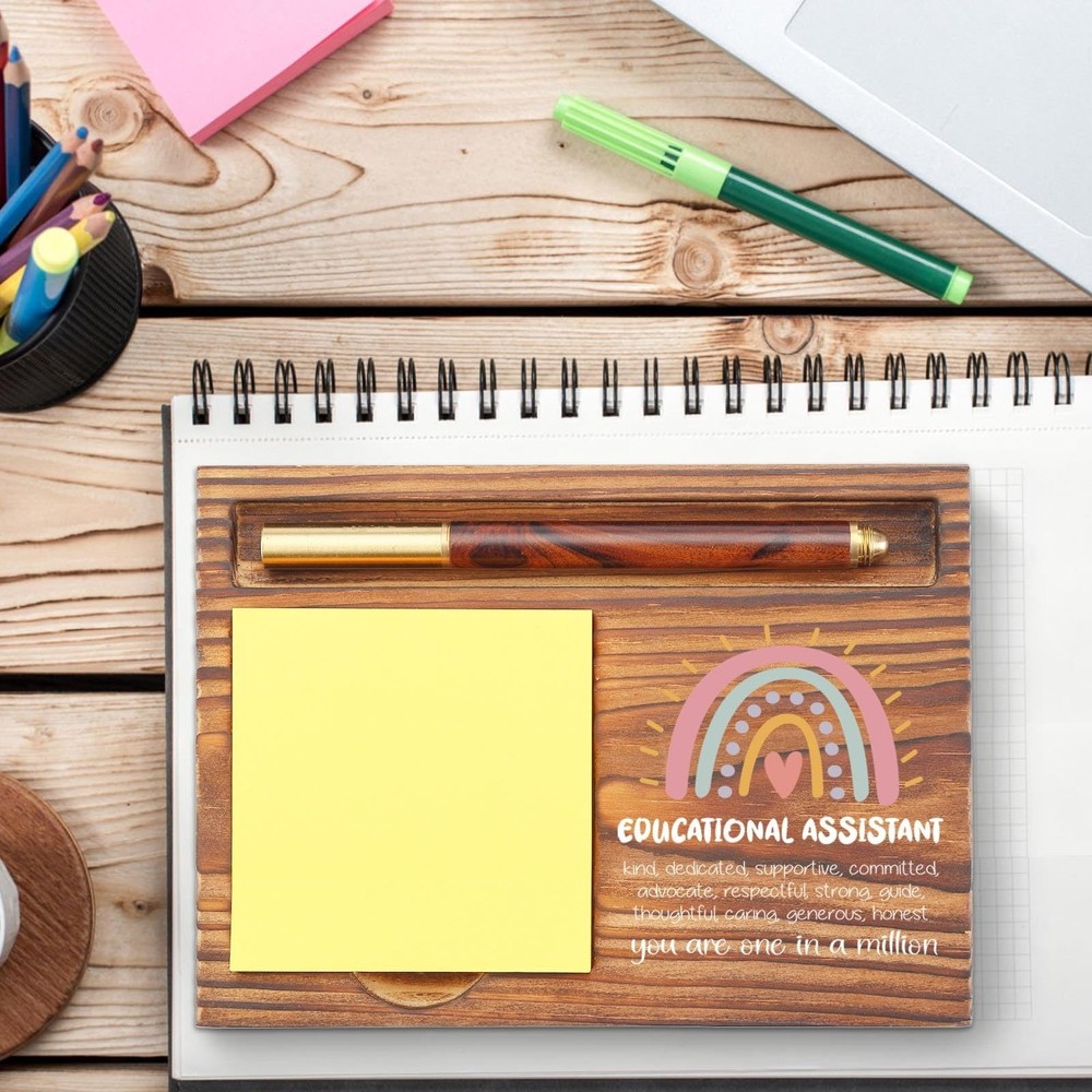 Educational Assistant Sticky Note Holder, Educational Aide Appreciation Gifts...