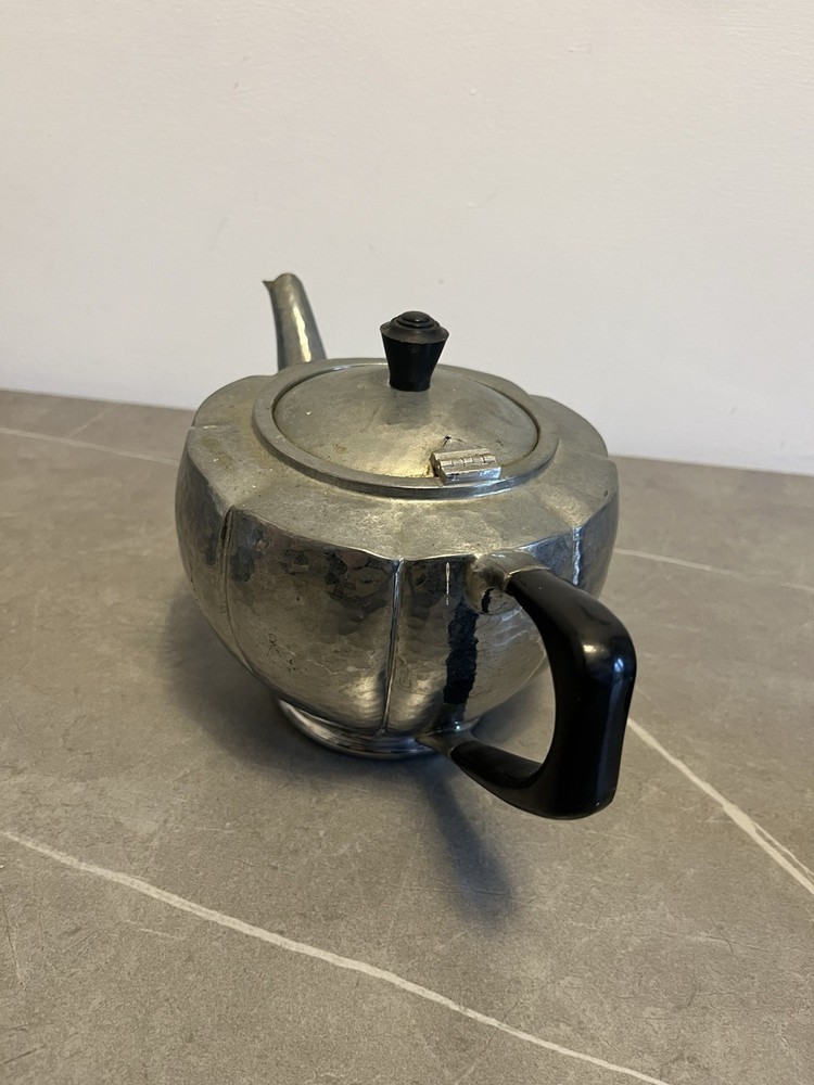 Silver Plated Tea Set 3 piece hazelware mid century set