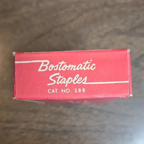 Bostitch Bostomatic Staples 3 Boxes Vintage
