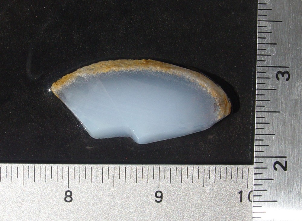 Blue Chalcedony   Lapidary Slab             T1343