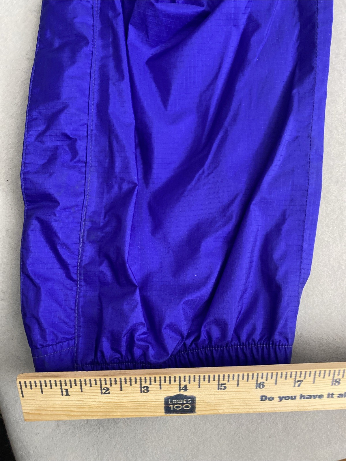 Mountain Hard Wear Gore-Tex Waterproof Pants Shell Small 26x27 Ankle Zip Purple