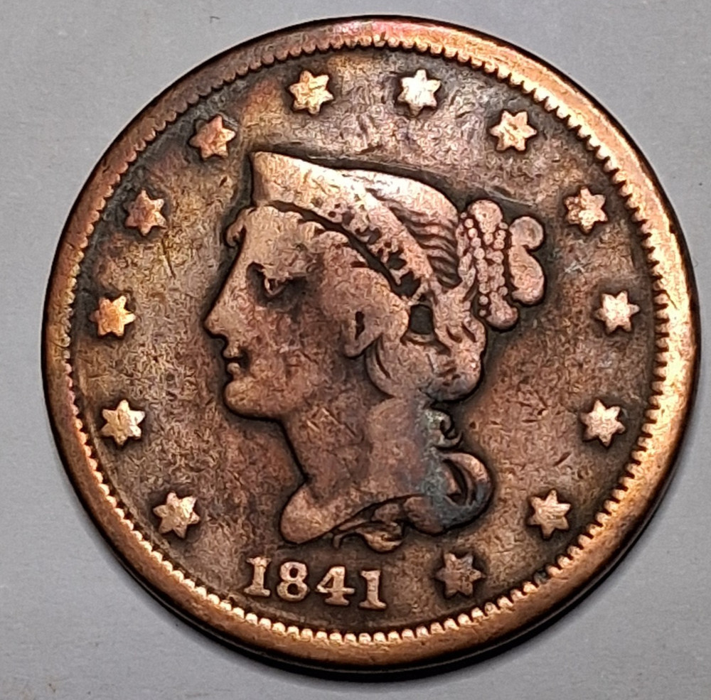 1833-1841 Large Cent Set - 9 Pieces