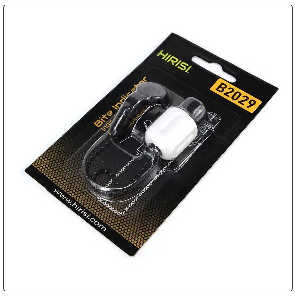 NEW 2 x Hirisi Carp Drop Off Indicators Bobbin Bite Alarm White Dumpy Indicator