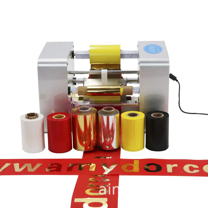 Digital Satin Ribbon Printing Machine USB Interface Ribbon Printer
