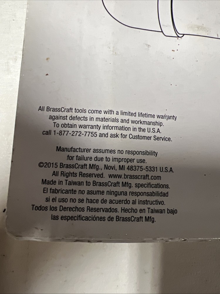 Brass Craft Tub Drain Remover