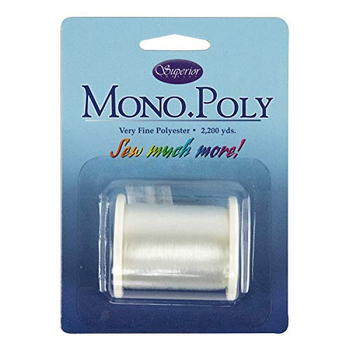 Monopoly Invisible Polyester Thread, 0, Clear