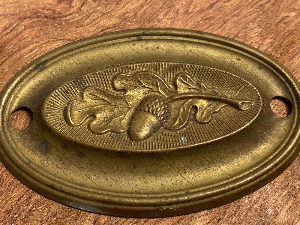Antique Brass Drawer Pull ,Hepplewhite style,part only#AC