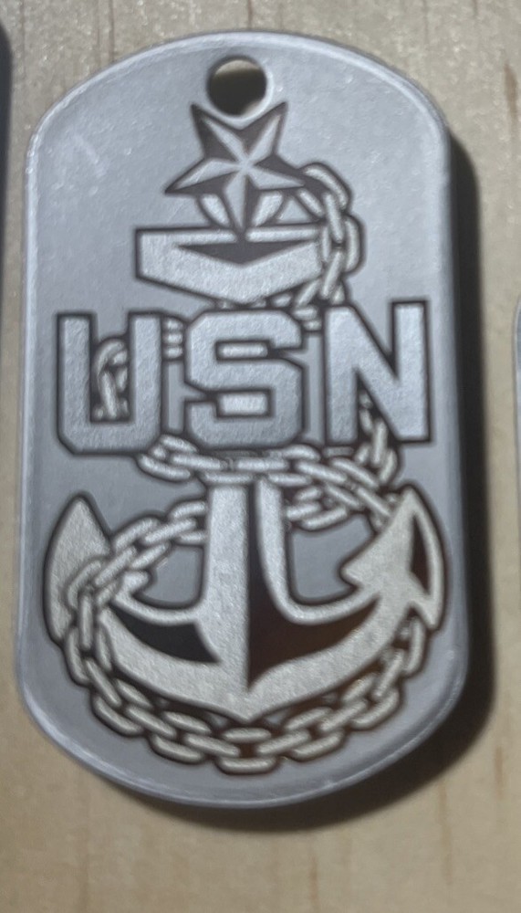 Navy Chiefs Dog Tag Set