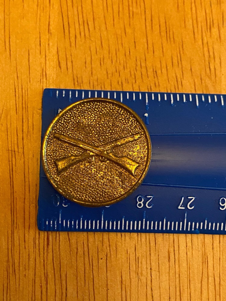 1920’s-1930’s Infantry Screwback US Army Enlisted Collar Disc Disk INV2490