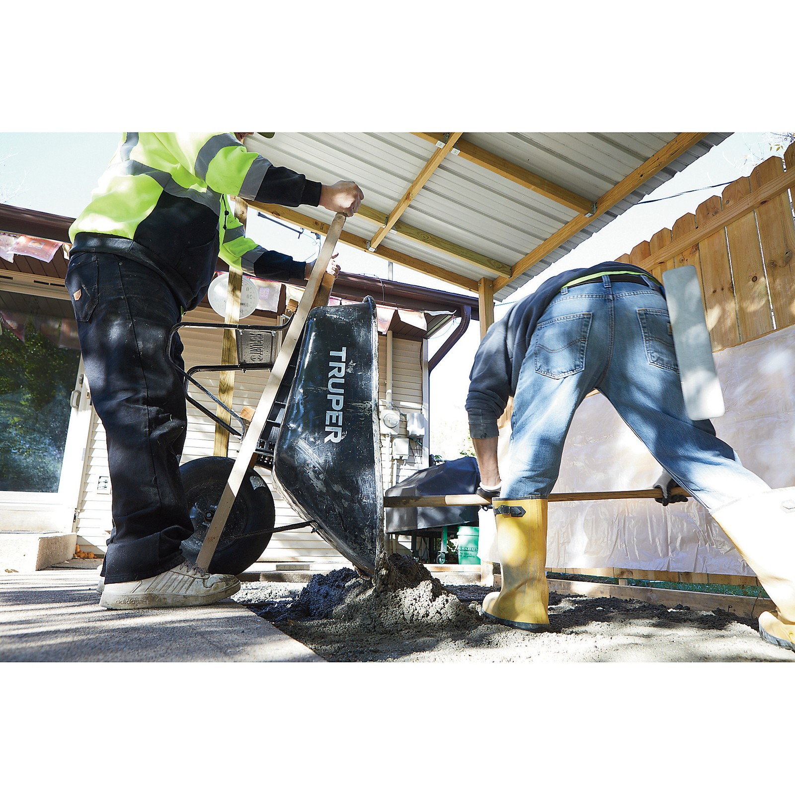 Klutch Electric Cement Mixer, 4.25 Cu. Ft. Drum, 2/3 HP, 120V Electric Motor